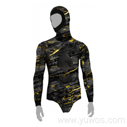 Lycra Two Piece Camouflage Diving Spearfishing Wetsuit